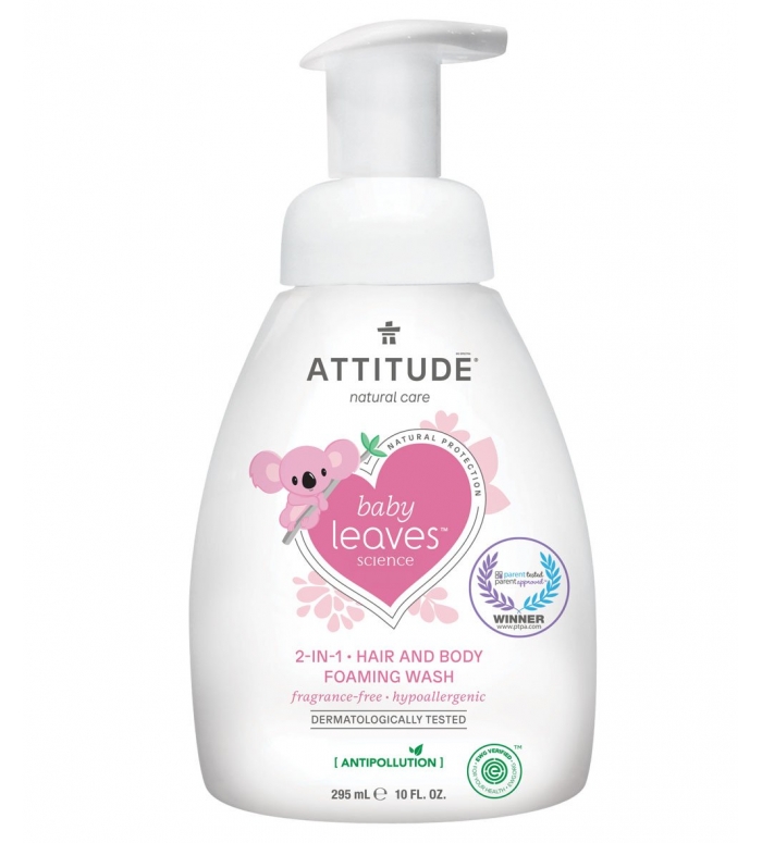 Attitude  | BabyLeaves 2 in 1 Shampoo& Body wash Geurvrij