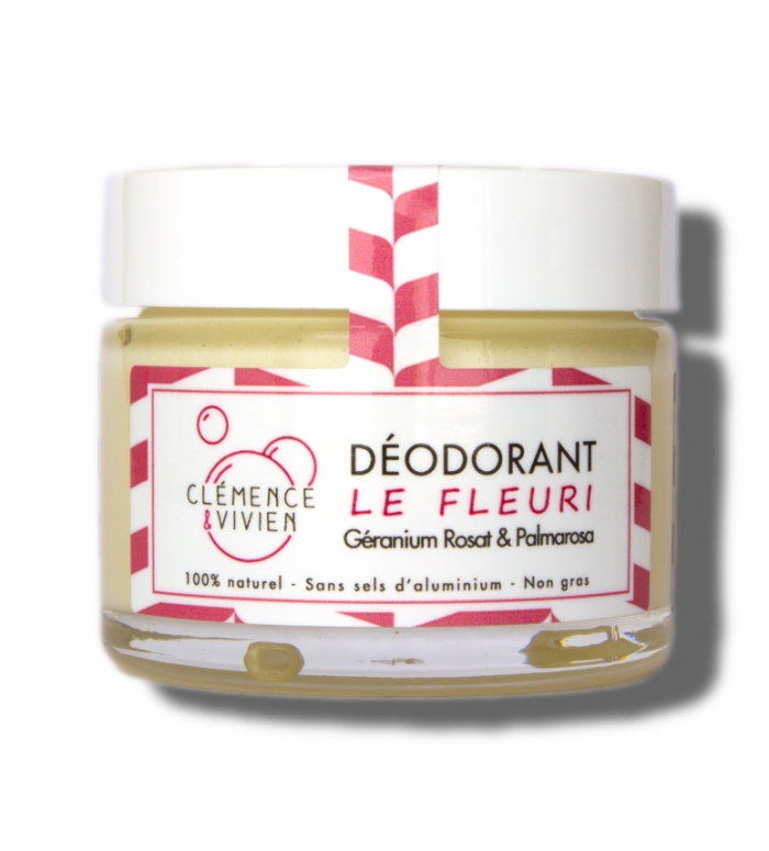 Clémence&Vivien | Deodorant pommade Le Fleuri Geranium&Palmaro