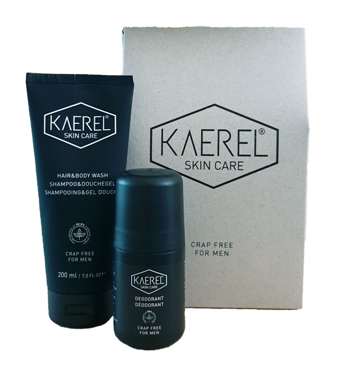Kaerel skin care | Kadoset  (shampoo&douchegel + deo) / LAATSTE