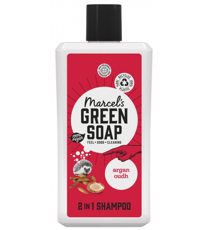 Marcels Green Soap | Shampoo 2-in-1 Argan&Oudh / 9 ST