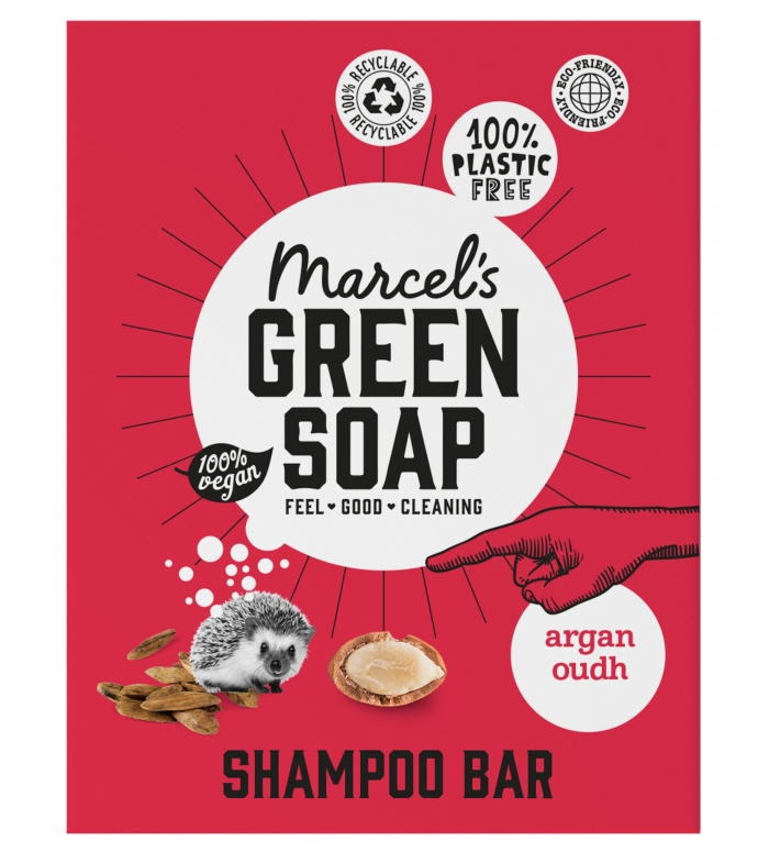 Marcels Green Soap | Shampoo Haarzeep Blok  Argan&Oudh