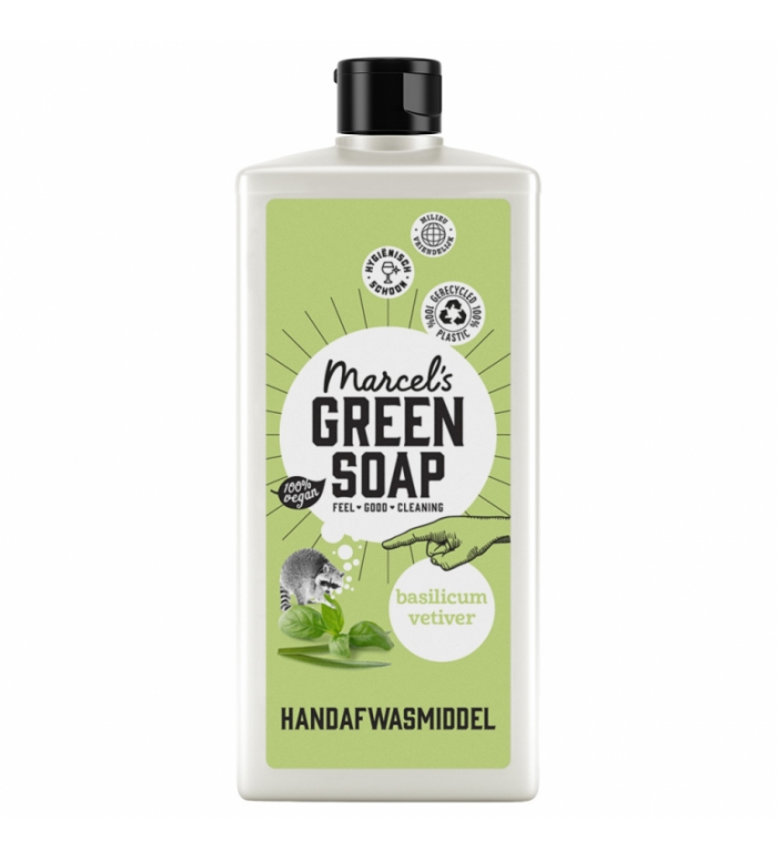 Marcels Green Soap | Afwasmiddel Basilicum & Vetiver gras / 3 ST