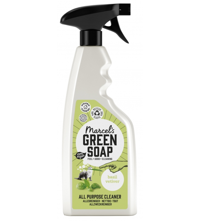 Marcels Green Soap | Allesreiniger Spray Basilicum & Vetiver gras / 3 ST
